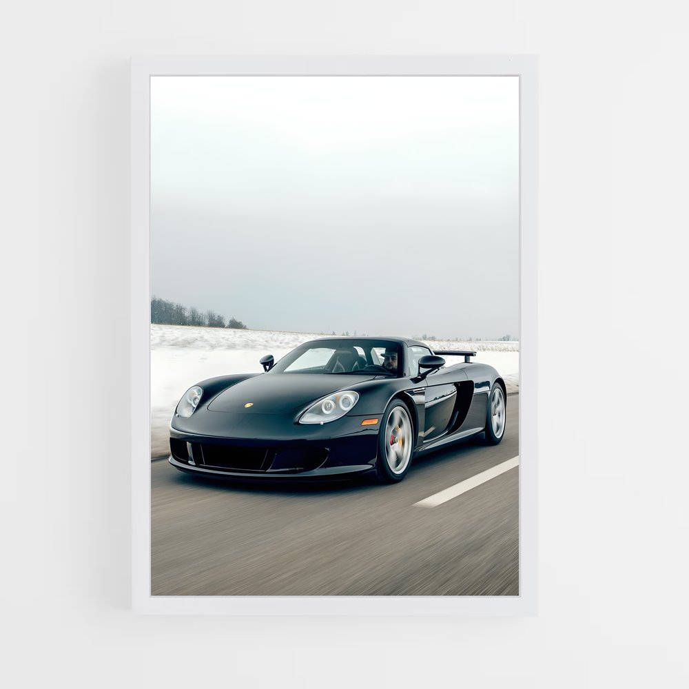Poster Carrera GT élégant – affiche Porsche (vue 3)